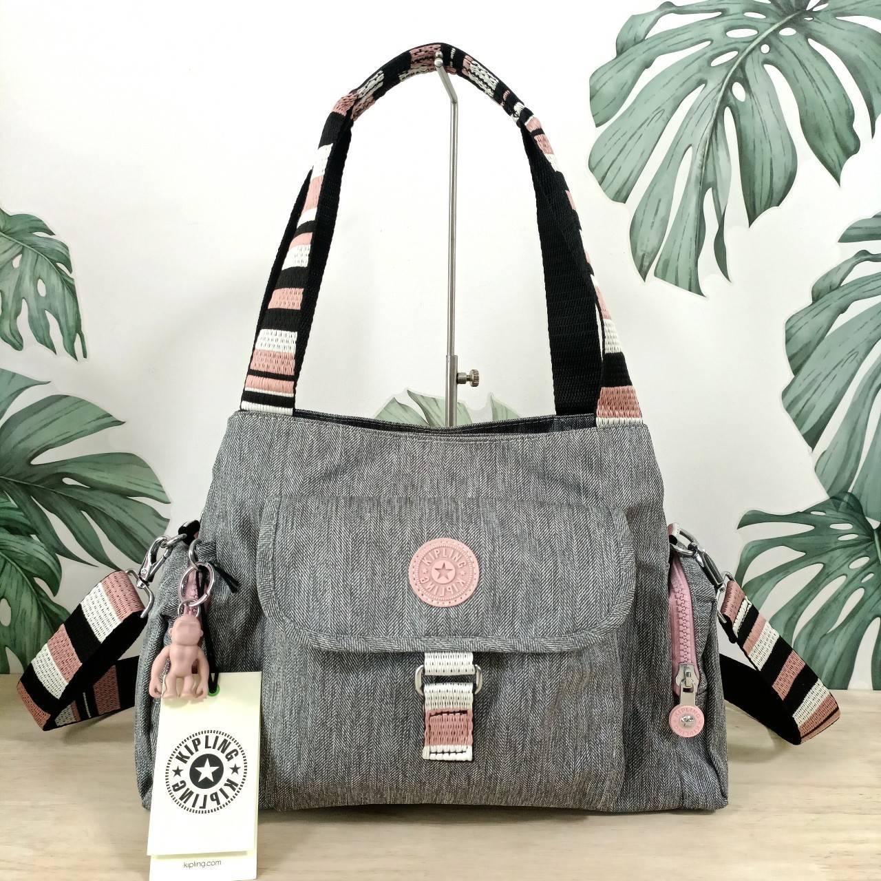 Kipling Felix กระเป๋าถือ กระเป๋าคิปลิ้ง สะพาย