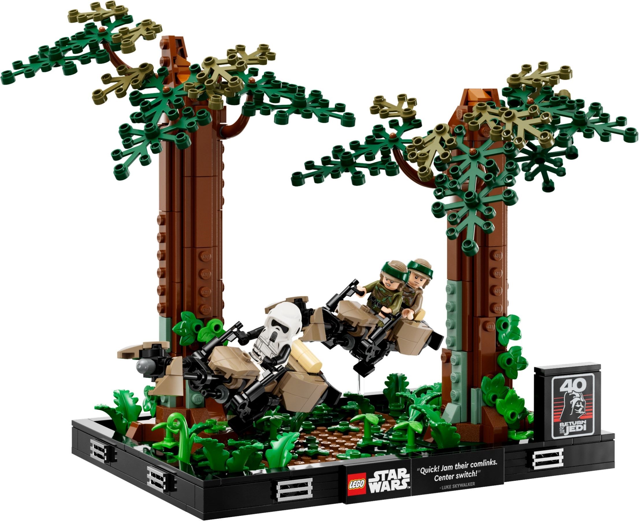 LEGO Star Wars เลโก้ 75353 Endor Speeder Chase Diorama