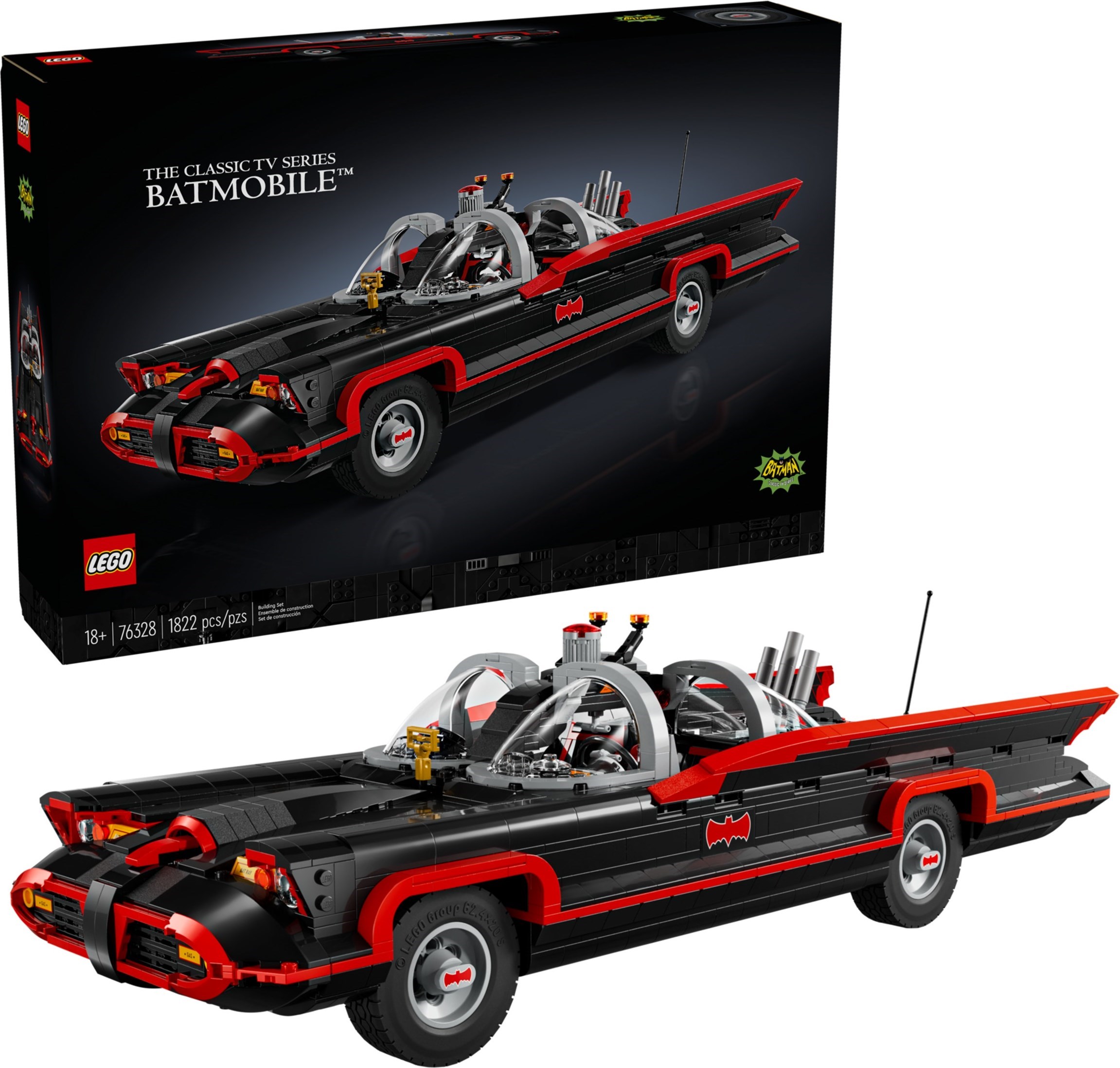 LEGO Super Heroes DC เลโก้ 76328 Batman The Classic TV Series Batmobile
