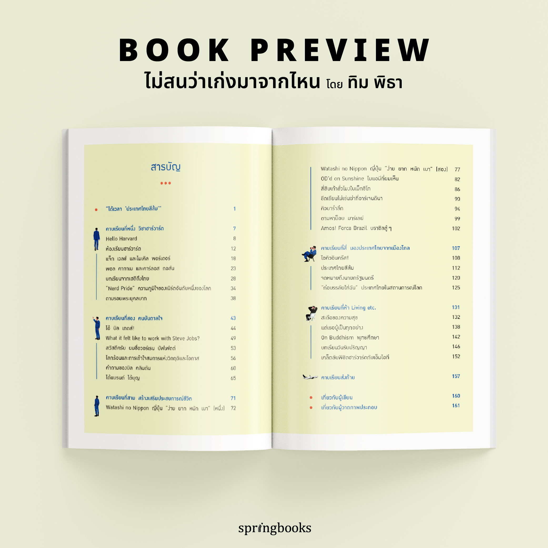 (ห่อปก) ไม่สนว่าเก่งมาจากไหน/ หนังสือ ทิม พิธา (ฉบับปรับปรุง) / สำนักพิมพ์ Springbooks / จิตวิทยา วัยรุ่น-หนุ่มสาว