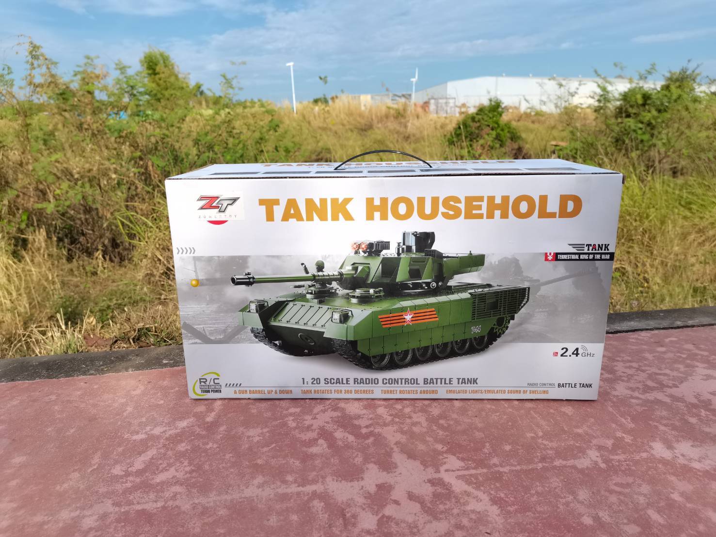 รถถังบังคับวิทยุ tank household t90a 1/20 ระบบวิทยุ 2 4 GHZ ควบคุม หมุนป้อมปืน และยิงกระสุน BB GUN ชุดพร้อมเล่น RTF" มีเสียง การทำงานเหมือนจริง สินค้างานสเกลสวยมาก