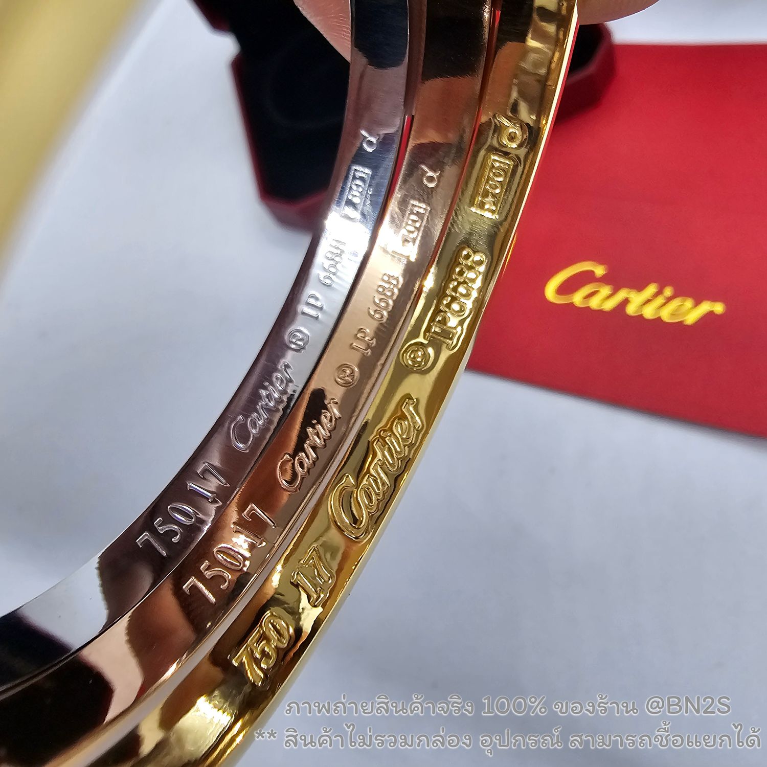 สีเงิน | กำไลคาเทีย CARTIER LOVE BRACELET WITH DIAMONDS ขนาด 4/6 มม. สีเงิน ทอง พิงค์โกลด์ กำไลสลับเพชร รุ่น เลิฟ งานสวย ปั๊มด้า =