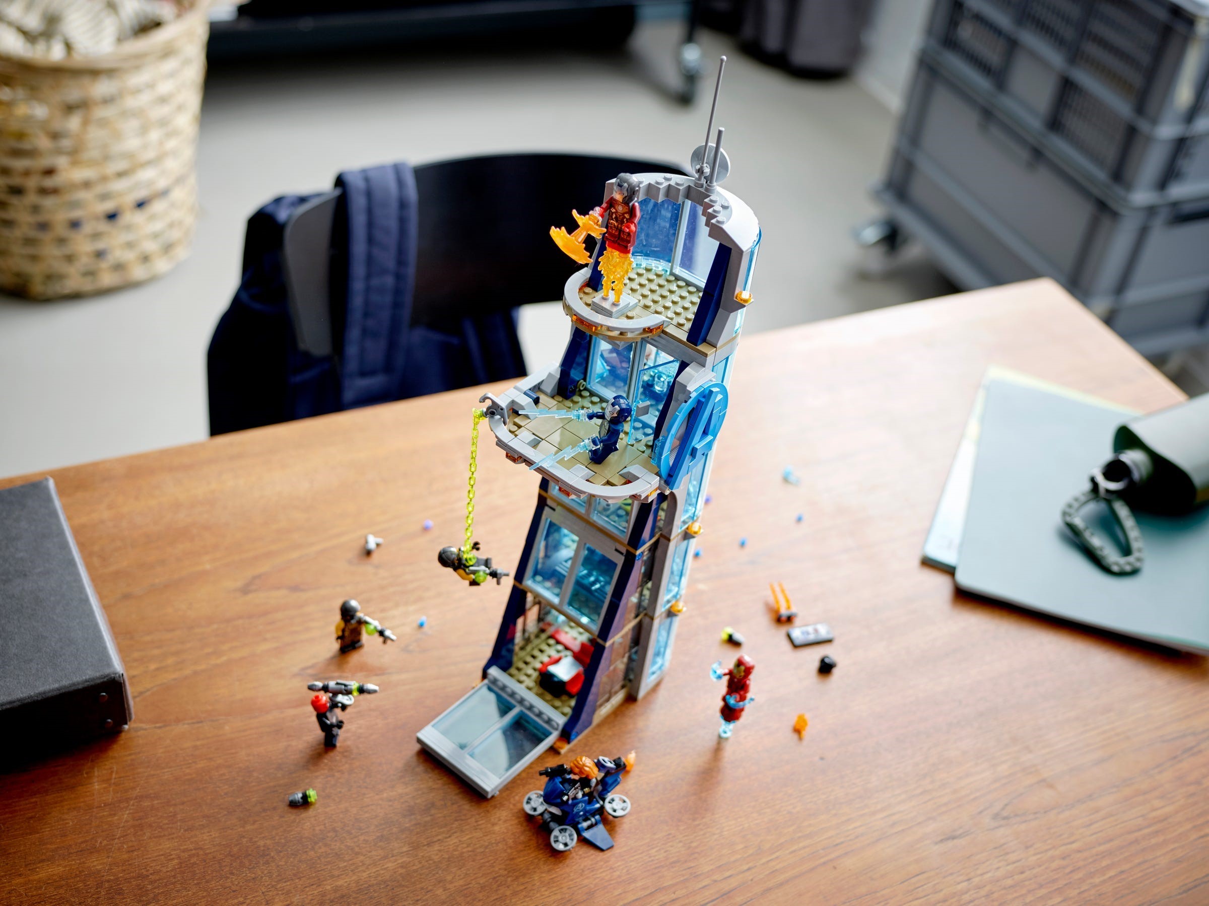 LEGO Superheroes Marvel เลโก้ 76166 Avengers Tower Battle