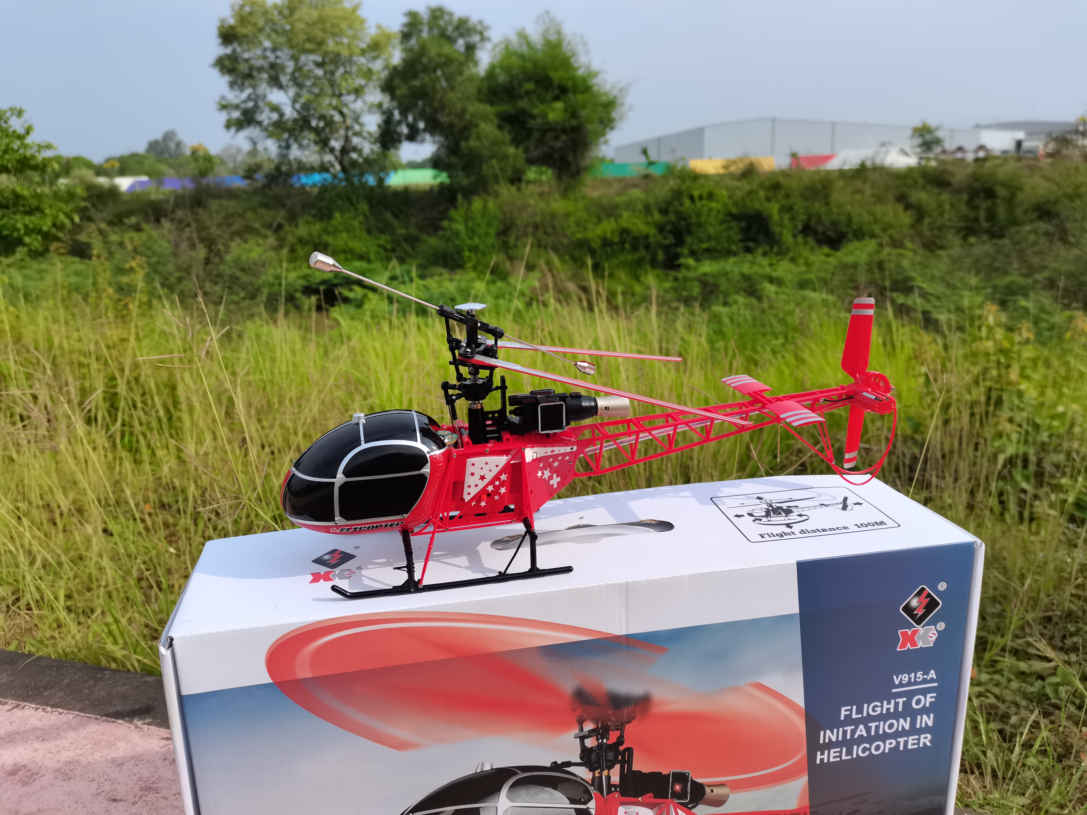 เฮลิคอปเตอร์ WLTOYS V915 LAMA สเกล 2.4GHZ เวอร์ชั่นใหม่
