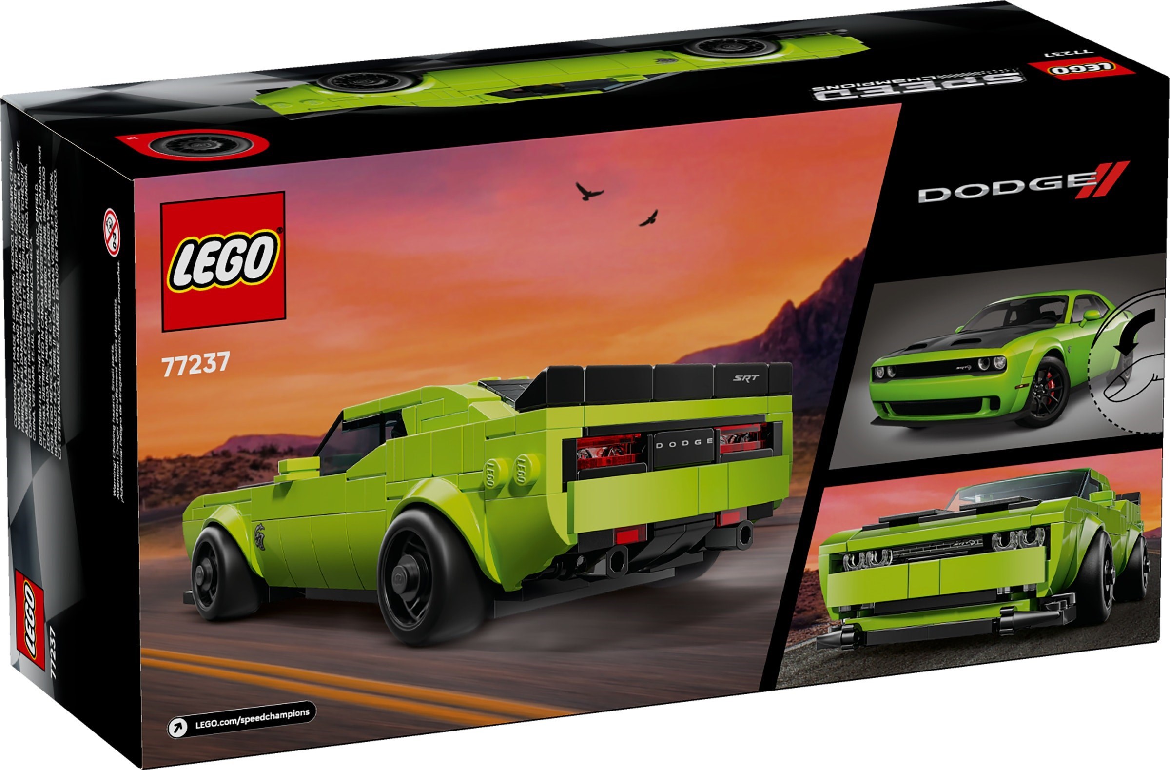 LEGO Speed Champions เลโก้ 77237 Dodge Challenger SRT Hellca