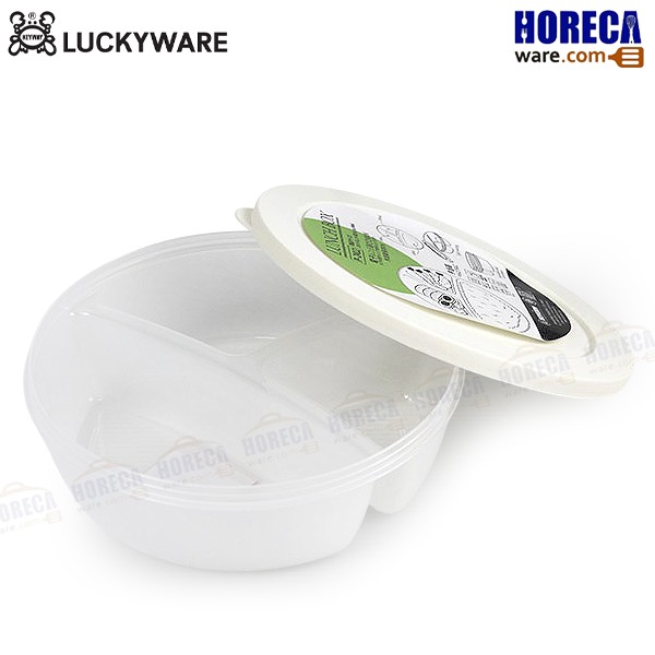 Round box 3 compartments 29.5 cm. PI-2412 Keyway