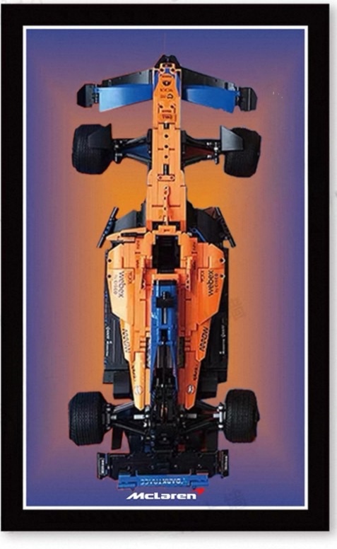 Display frame สำหรับ Lego Technic เลโก้ 42141 McLaren Formula 1 Race Car