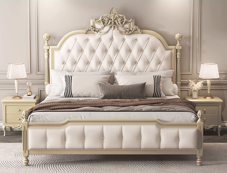 เตียงเจ้าหญิง เตียงหลุยส์ เตียงนอนหลุยส์ รุ่น Falina