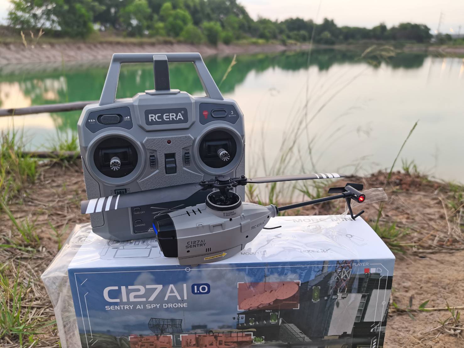 RC ERA C127 AI SENTRY SPY DRONE FPV USA ยานบินสอดแนมสหรัฐอเมริกา ระบบ FPV WIFI ติดกล้อง HD 1080P