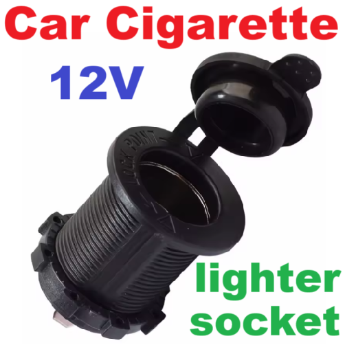 car cigarette 12V lighter socket with waterproof cover power socket