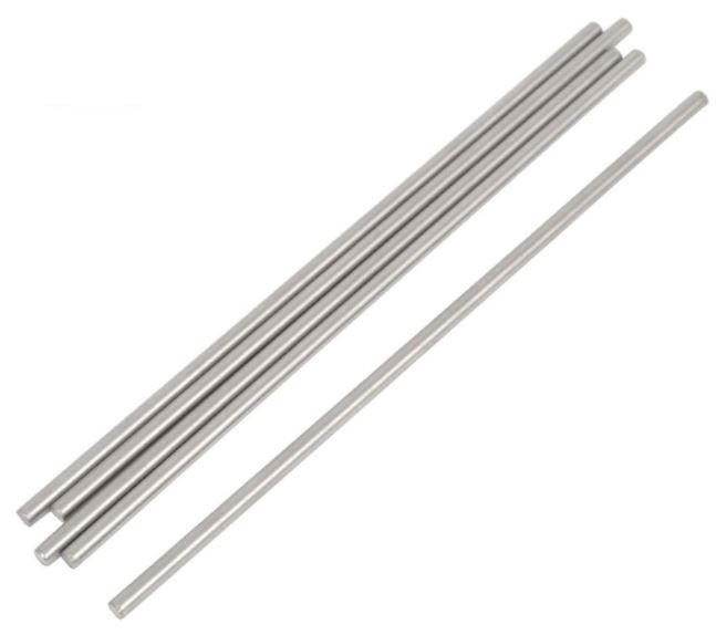 เพลาสแตนเลส ขนาด 3 mm.ยาว 20 cm. เกรด 304 Stainless steel shaft