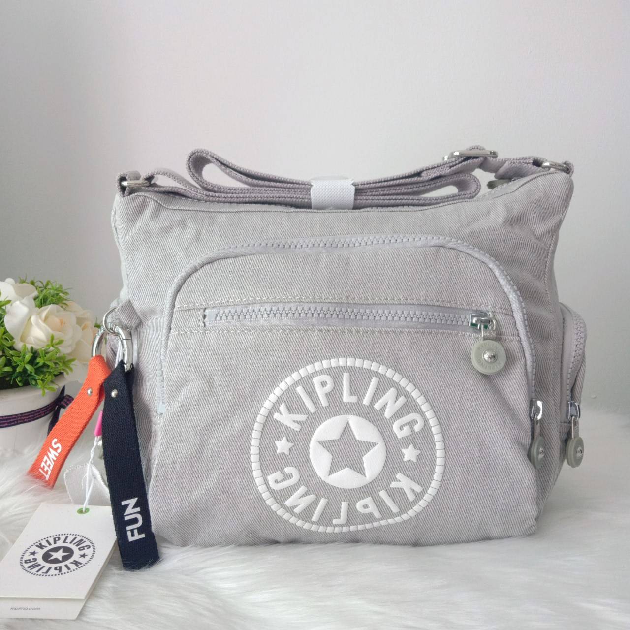 Kipling แท้ กระเป๋าคิปลิ้ง กระเป๋าoutlet GABBIE Small Crossbody bag