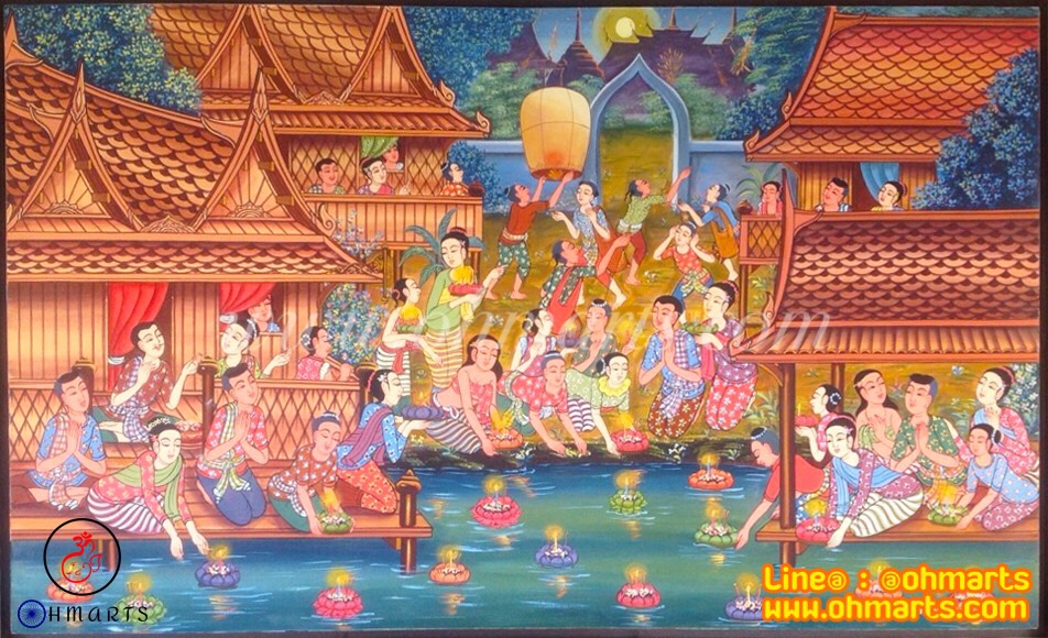 ภาพวาดวิถีไทย I0009