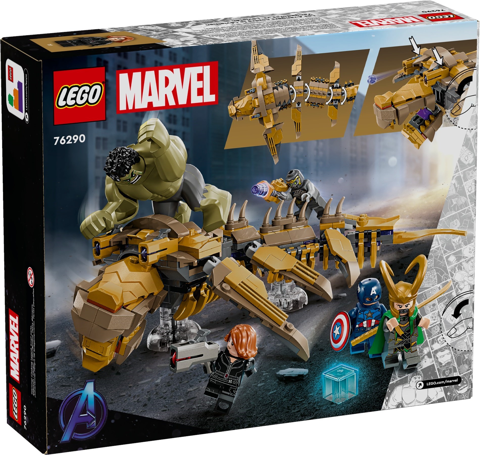 LEGO Super Heroes Marvel เลโก้ 76290 The Avengers vs. The Leviathan