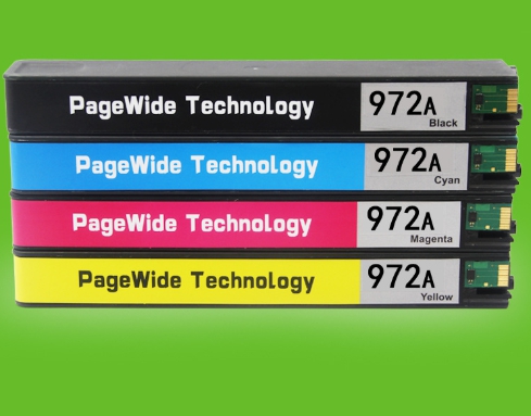 หมึกHP 972A Cyan PageWide Cartridgeเทียบเท่า