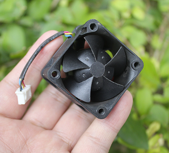 DWPH 4028 12V 1.00A 12W EFC-04G12W-BP02 4CM 4-wire plug double ball bearing brushless fan powerful cooling Disassemble พัดลมระบายอากาศ