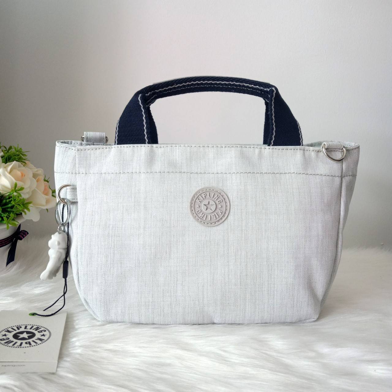 กระเป๋า kiplingแท้ Sugar S II กระเป๋าถือ สะพายไหล่ กระเป๋าคิปลิ้ง กระเป๋าคิปลิง