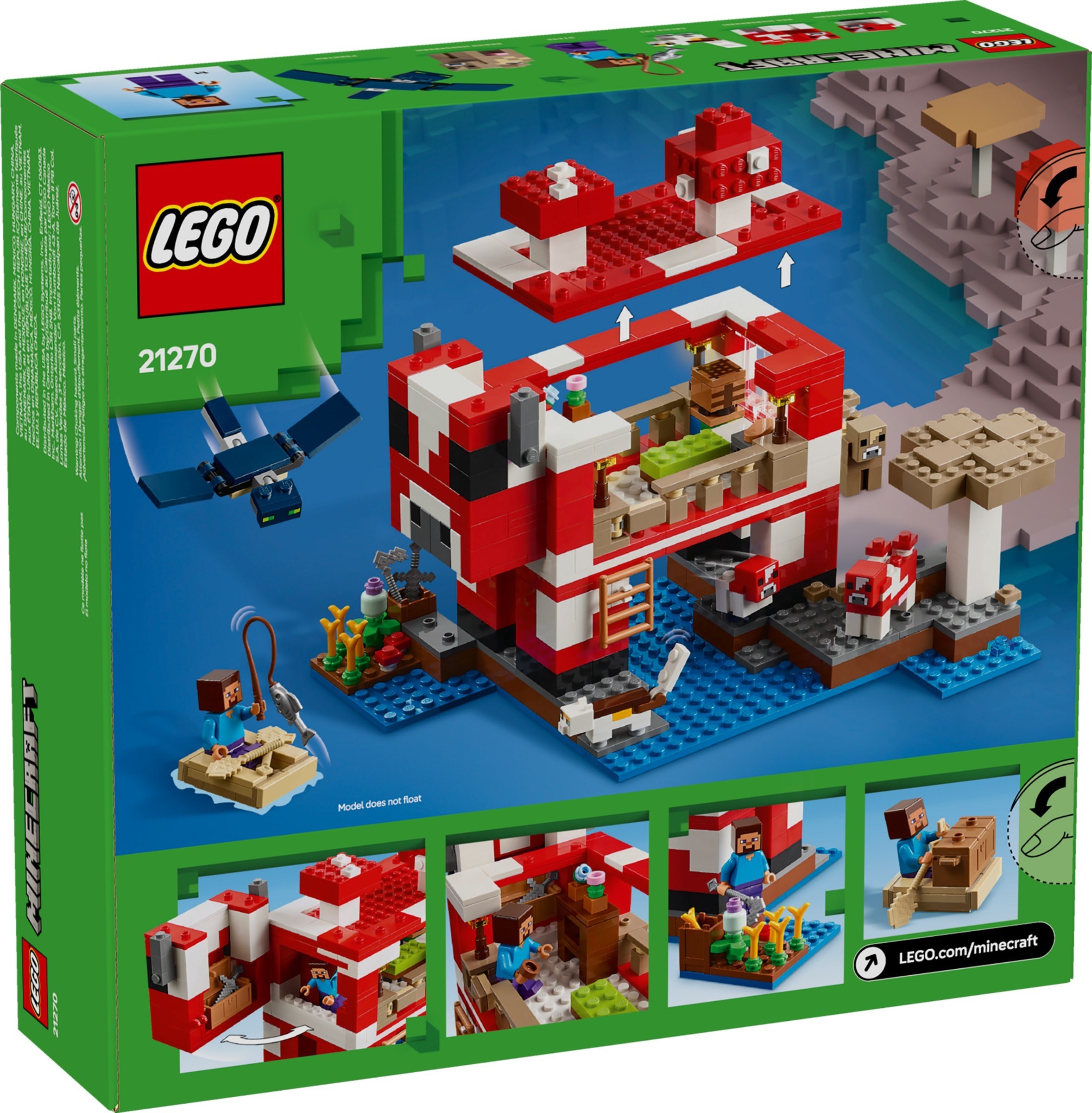 LEGO Minecraft เลโก้ 21270 The Mooshroom House