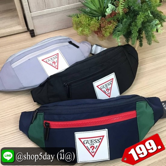 ♨️ กระเป๋าคาดอก-เอว GUESS งานป้าย ผ้าลื่น (2020)