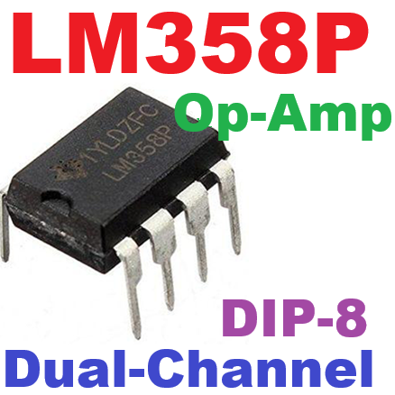 Op-Amp LM358P dual-channel DIP-8 integrated block operational amplifier LM358