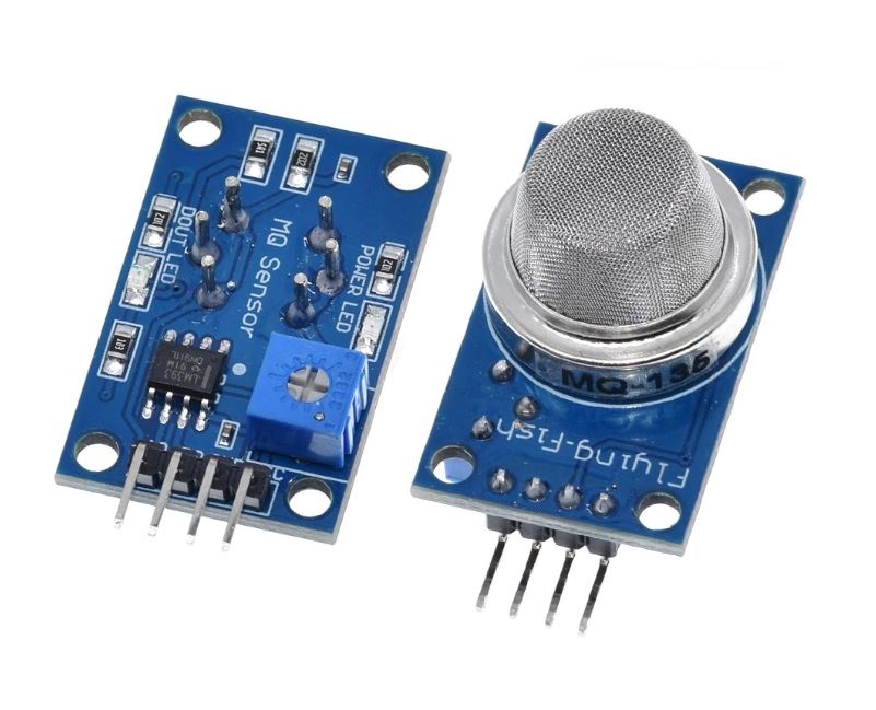 MQ-131 ตรวจจับโอโซน (O3) ใช้ในการตรวจวัดคุณภาพอากาศและการตรวจสอบมลพิษ เซ็นเซอร์ตรวจจับก๊าซโอโซน MQ131 Gas Sensor Ozone Module mq131