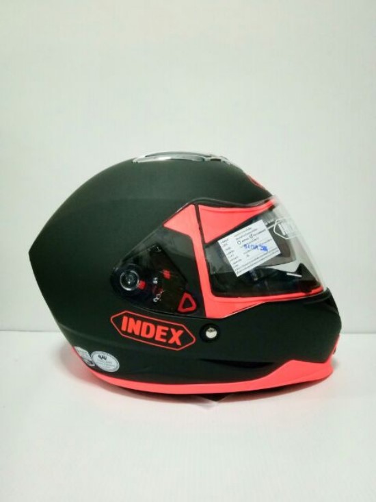 หมวกกันน็อค INDEX รุ่น LEGENDA แว่น 2 ชั้น นวมถอดซักได้