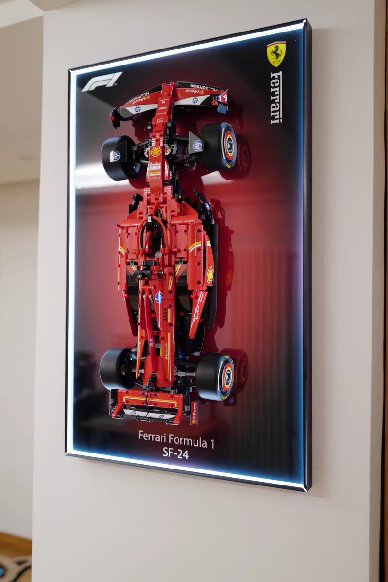 Display frame สำหรับ LEGO Technic เลโก้ 42207 Ferrari SF-24 F1 Car
