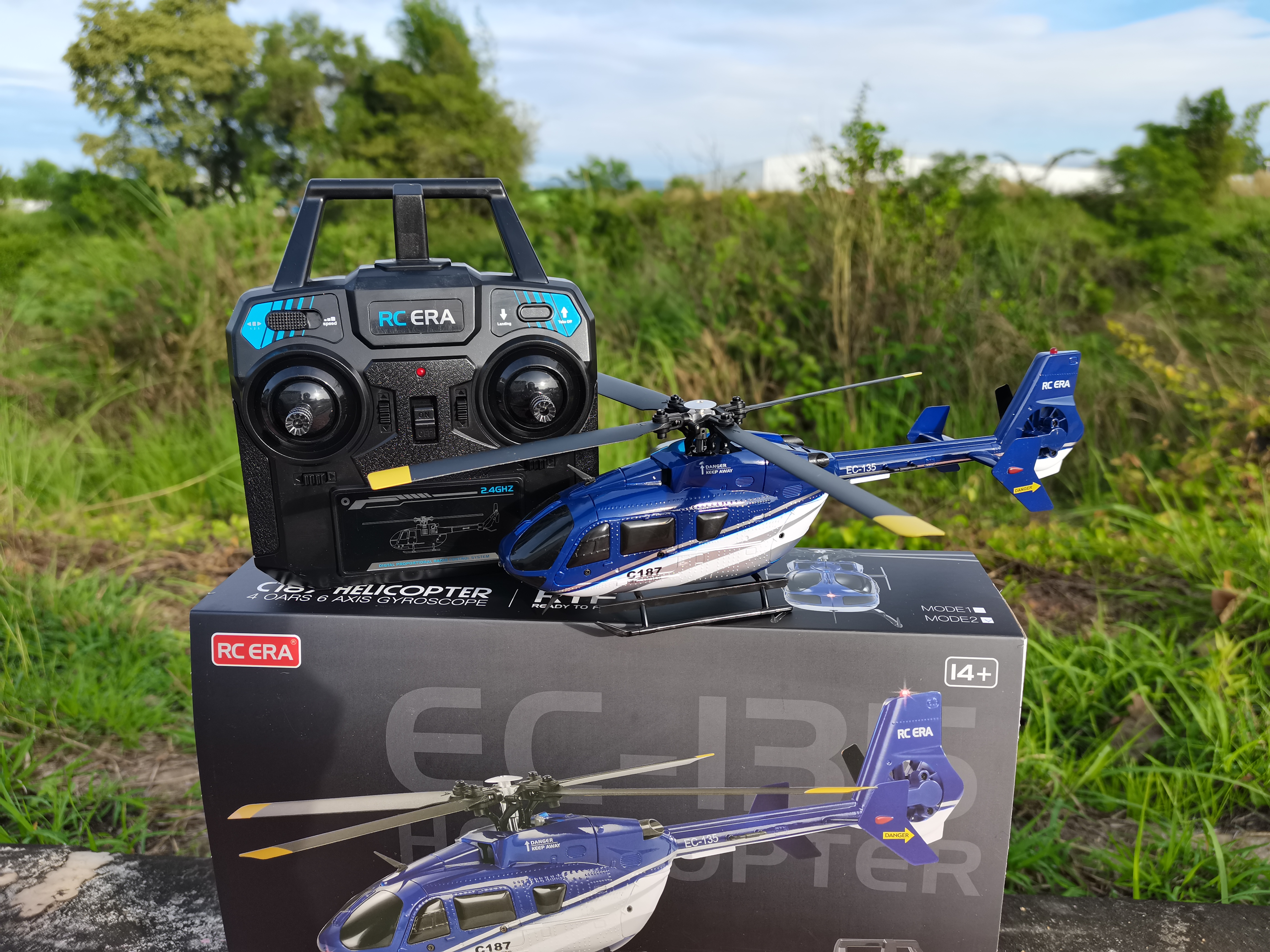 เฮลิคอปเตอร์ RC ERA C187 4CH EC135 RC Helicopter (RTF สินค้าชุดพร้อมเล่น)