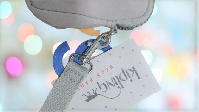 kipling คิปลิ้ง กระเป๋าสตางค์ คลัช clutch กระเป๋าคล้องมือ