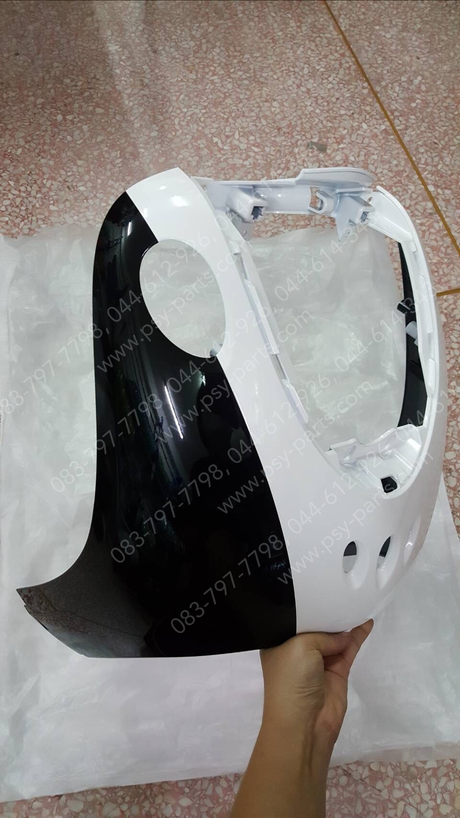 บังลม FINO แท้ๆ สีดำ/ขาว 4D0-F8311-00-6X Yamaha