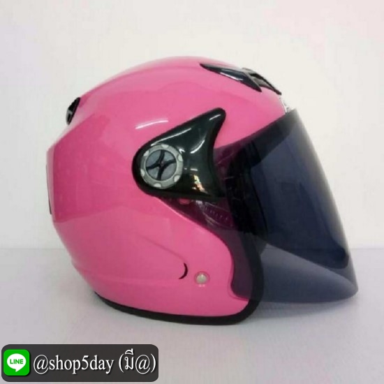 AVEX หมวกกันน็อค รุ่น SCORPION สีชมพู แว่นดำ