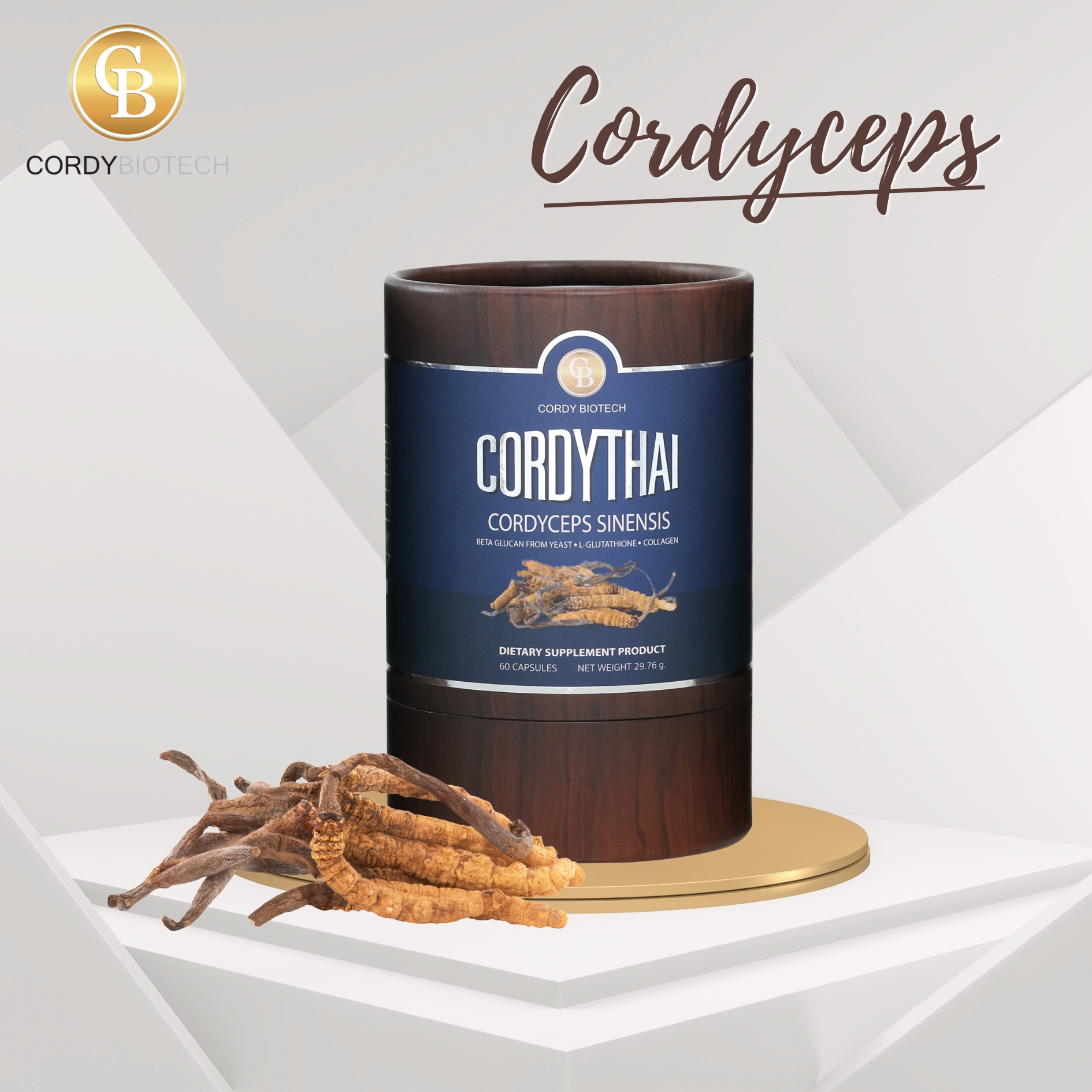 Cordythai For Her (60 แคปซูล) ถั่งเช่าสูตรหญิง