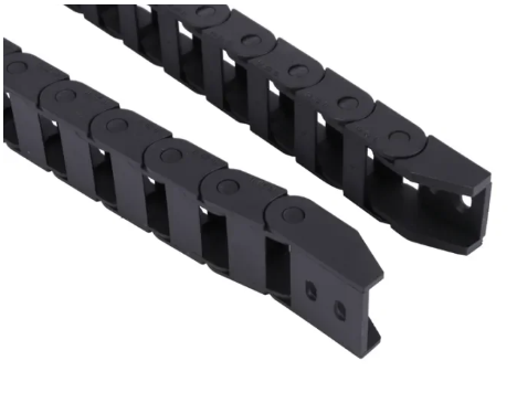 รางกระดูกงู เก็บสายไฟ 10x20mm ยาว 1 เมตร Cable Drag Chain Open On Both Side Plastic Towline