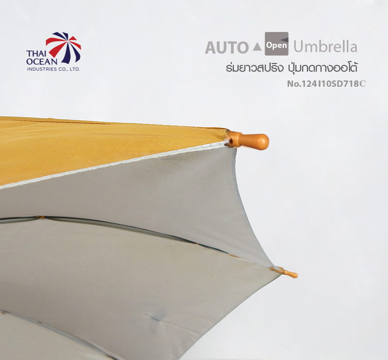 Leo ร่มพระ ร่มด้ามลายไม้ ปุ่มกดกางออโต้ ขนาด 24 นิ้ว (ขายส่ง) 12 คันต่อกล่อง