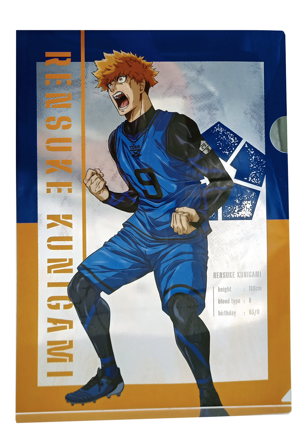 [ A4 Folder ] Blue Lock - Rensuke Kunigami