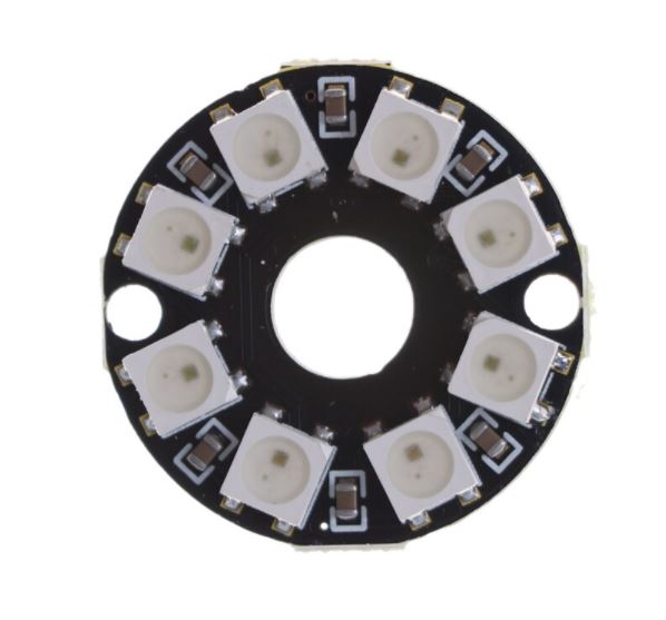 NeoPixel Ring 8-bit I2C interface WS2812 5050 RGB LED full color light ring development board circular big ring ขนาด 32mm
