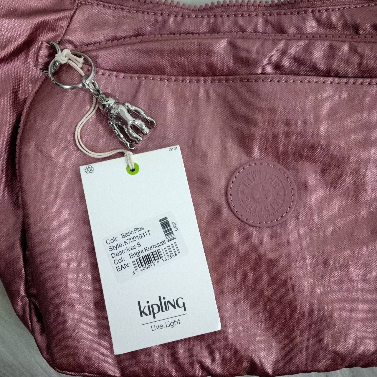 กระเป๋าสะพาย คิปลิ้ง Kipling CAI Quilted คิปลิง กระเป๋าสพาย outlet แท้