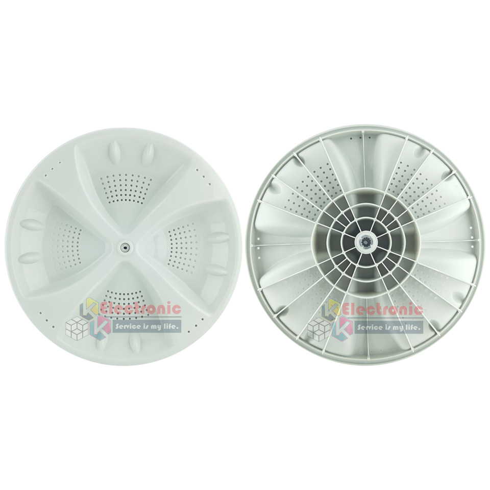 ใบพัดซักเครื่องซักผ้า HAIER-ไฮเออร์ รุ่น HWM130-401S ขนาด 35.5 เซนติเมตร 11 ฟันเฟือง สามารถใช้กับเครื่องซักผ้าทั่วไป