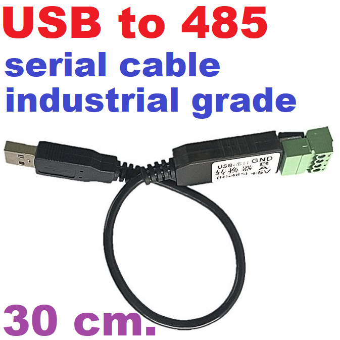 Peacefair brand USB to RS485 serial cable industrial grade serial RS485 to USB communication converter
