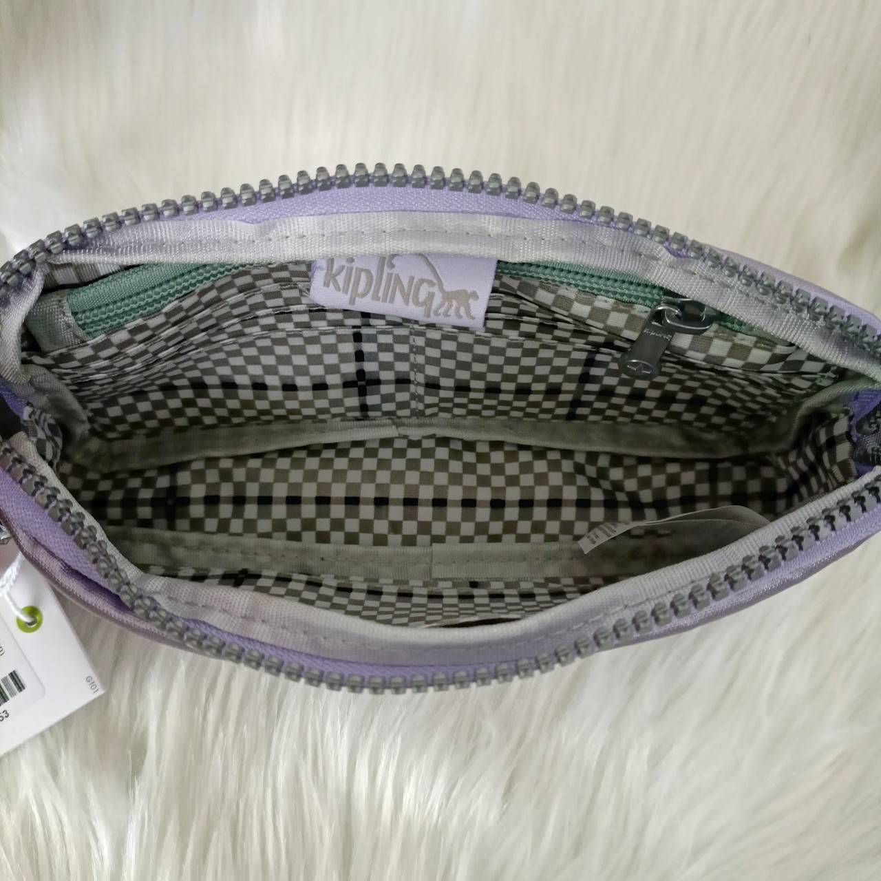 KIPLING กระเป๋าสตางค์ซิปรอบ ใบยาว Seoul up clutch & sling bag