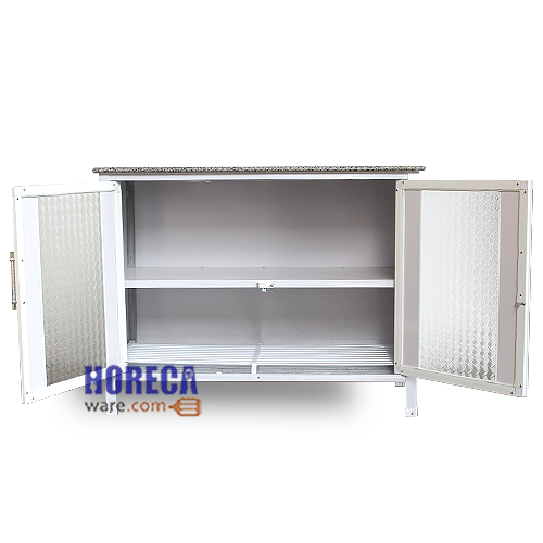 ตู้เคาเตอร์ท๊อปหินแกรนิต 110 ซม. อลูมิเนียม ตราคิทเช่น