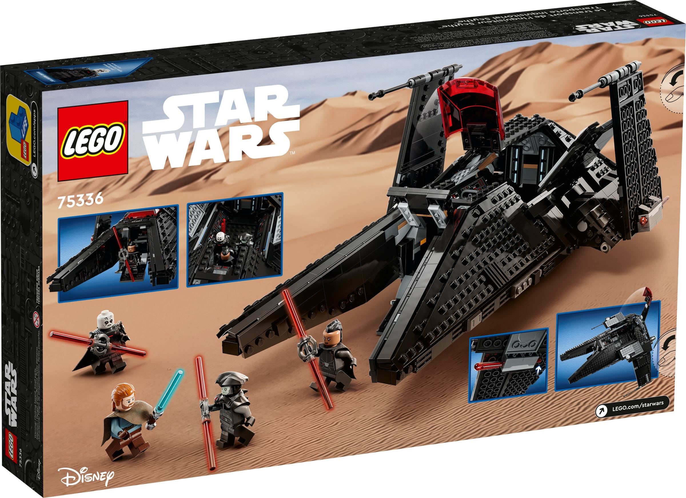 LEGO Star Wars เลโก้ 75336 Inquisitor Transport Scythe