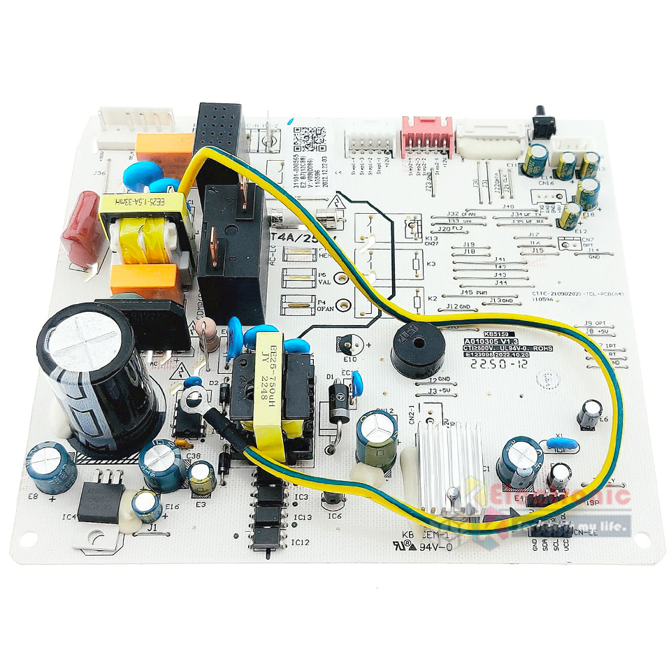 แผงบอร์ดควบคุมแอร์คอยเย็นTCL-ทีซีแอล รุ่น MAC-25FSI-อะไหล่ใหม่แท้บริษัท #อะไหล่แอร์TCL