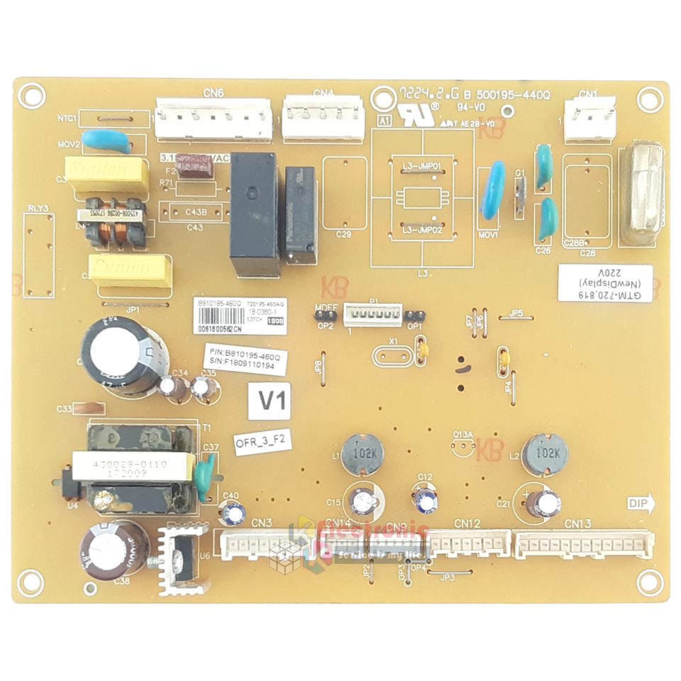 แผงตู้เย็นไฮเออร์ HAIER สำหรับรุ่น HRF-TMA501/HRF-TMA541/HRF-TMA50GI/HRF-TMA54GI-พาร์ท 0061800562CN อะไหล่แท้