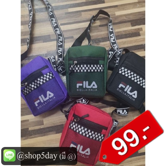 🔥กระเป๋าแฟชั่น สะพายข้าง Fila ฟิล่า No.flla Y0015
