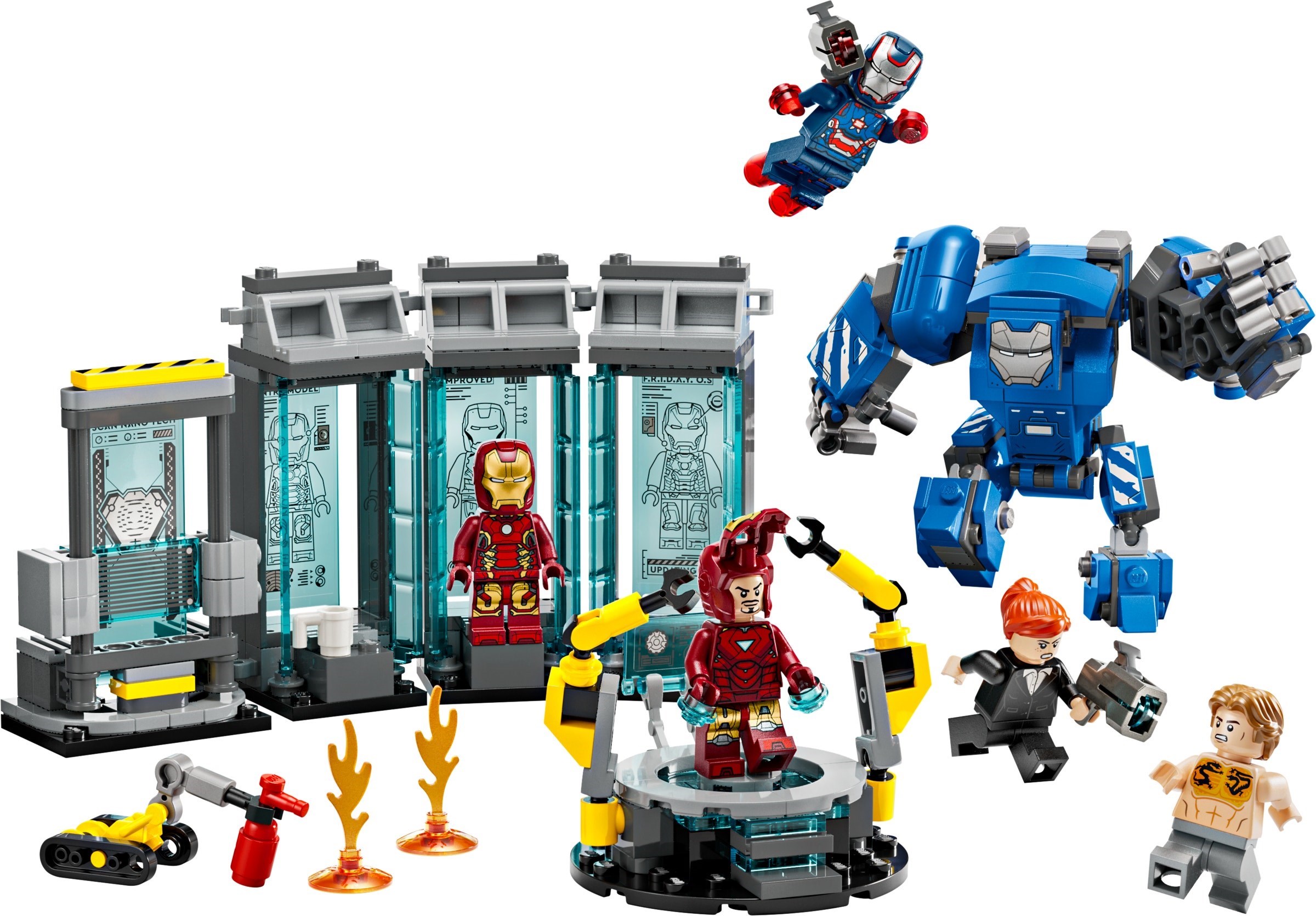 LEGO Super Heroes เลโก้ 76315 Iron Man's Laboratory: Hall of Armor