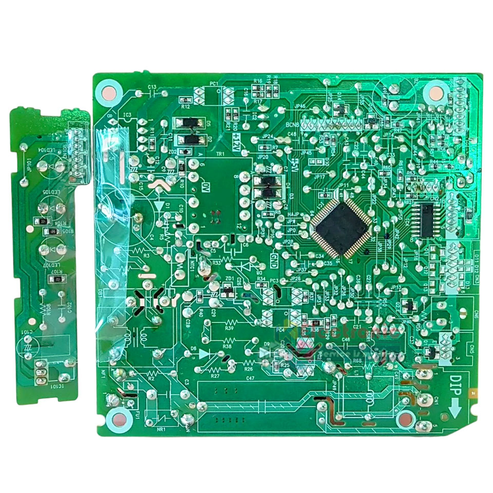 แผงบอร์ดควบคุมแอร์คอยเย็นSHARP-ชาร์ป รุ่น AH-PGX10-อะไหล่ใหม่แท้บริษัท