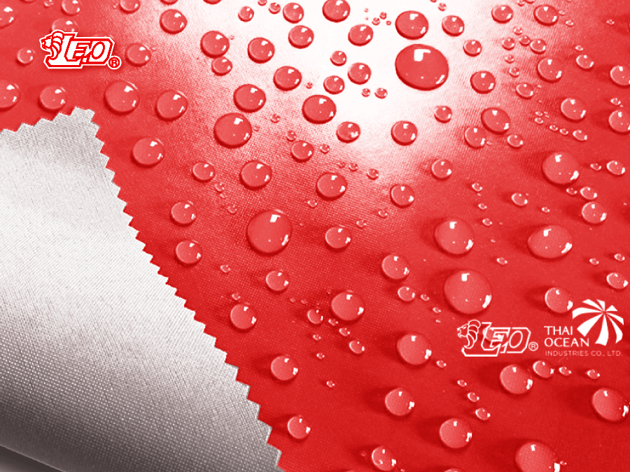 Leo ร่มสนาม แม่ค้า สำหรับขายของ ขนาด2.20เมตร ผ้าใบคูนิล่อนผิวมัน ซี่ร่มไฟเบอร์ไม่ขึ้นสนิม