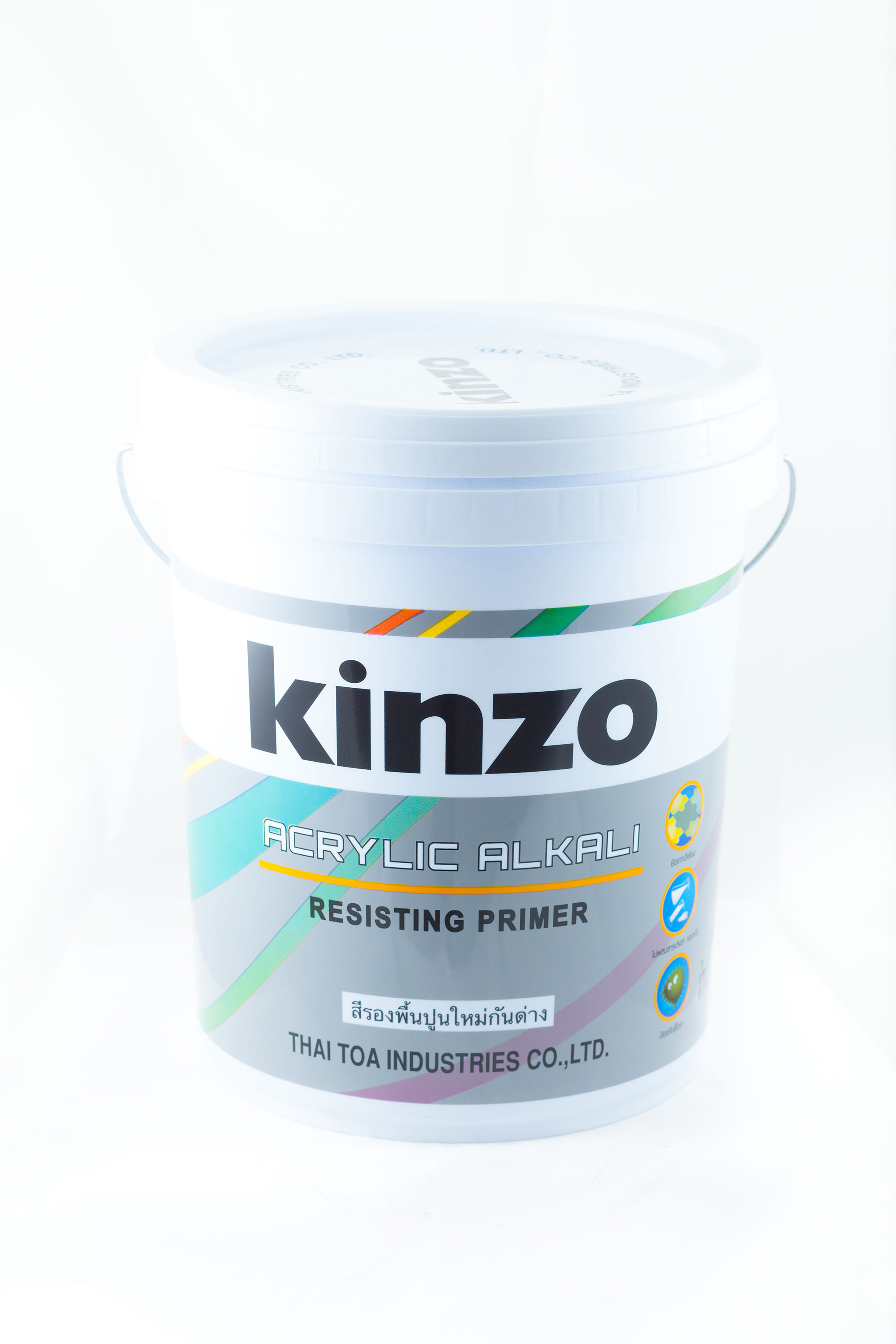 Kinzo Acrylic Alkali Resisting Primer คินโซ่ สีรองพื้นปูนใหม่กันด่าง