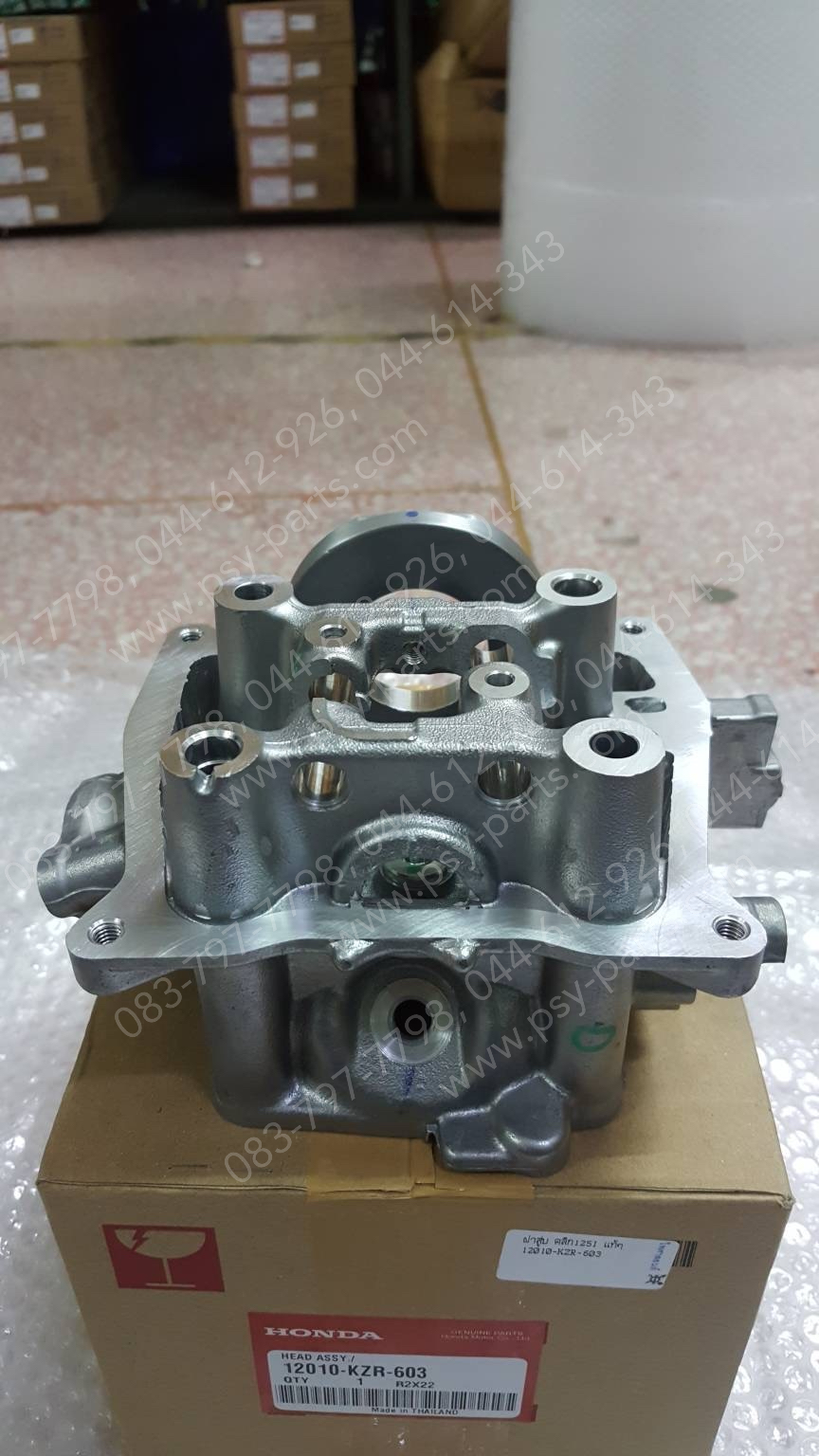 ฝาสูบ CLICK 125-I แท้ๆ 12010-KZR-603, 12010-KZR-600